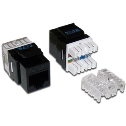 Модуль RJ-45 TWT TWT-OK45UTP/6-BK, cat 6, UTP