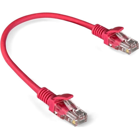 Патч-корд Exegate UTP-RJ45-RJ45-5e-0,3M-LSZH-RD