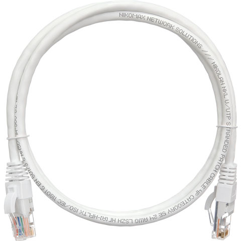 Патч-корд NIKOMAX NMC-PC4UD55B-020-WT, 2м