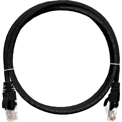 Патч-корд NIKOMAX NMC-PC4UD55B-020-BK, 2м
