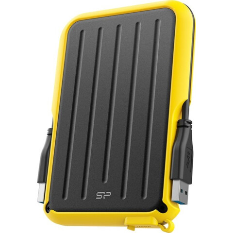 Внешний жёсткий диск 4Tb Silicon Power Armor A66 Black/Yellow (SP040TBPHD66LS3Y)