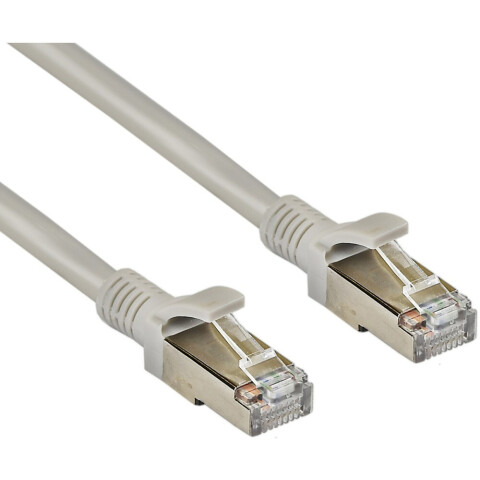 Патч-корд Exegate FTP-RJ45-RJ45-C5e-1M-GY, 1м