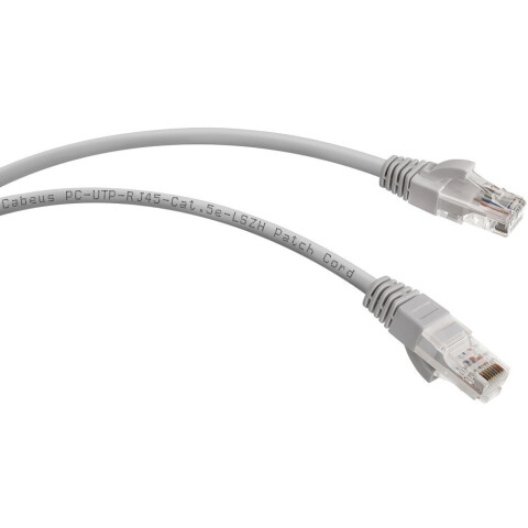 Патч-корд Cabeus PC-UTP-RJ45-CAT.5E-5M, 5м