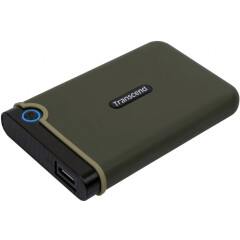 Внешний жёсткий диск 1Tb Transcend StoreJet 25M3 Military Green (TS1TSJ25M3G)_0