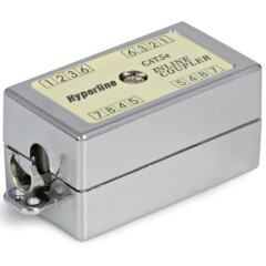 Проходной адаптер Hyperline CA-IDC-C5e-SH-F-WH_0