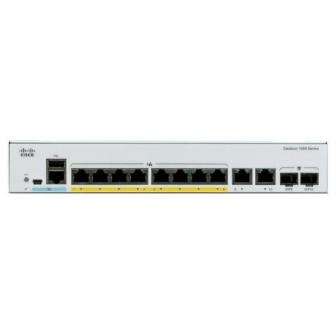 Коммутатор (свитч) Cisco C1000-8T-E-2G-L