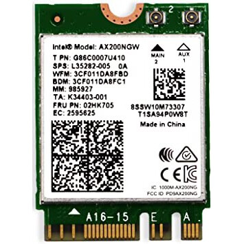 Wi-Fi адаптер Intel AX200.NGWG.NV