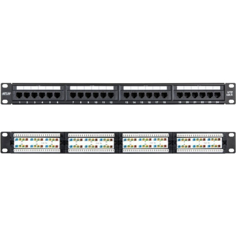 Патч-панель NETLAN EC-URP-24-UE2