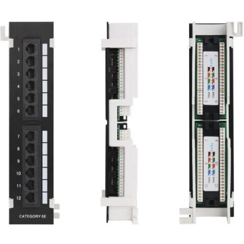 Патч-панель NETLAN EC-UWP-12-UD2