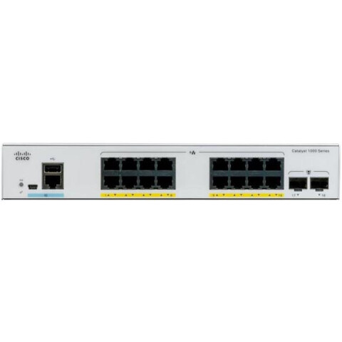 Коммутатор (свитч) Cisco C1000-16P-2G-L