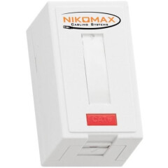 Корпус настенной розетки NIKOMAX NMC-MB1P-DR-GY_2