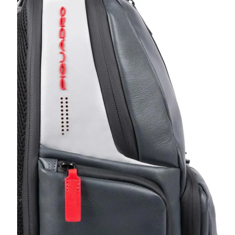 Рюкзак для ноутбука Piquadro 15.6" Fast-Check Backpack Grey/Red (CA4550UB00BM/GRN)_1
