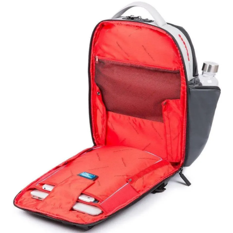 Рюкзак для ноутбука Piquadro 15.6" Fast-Check Backpack Grey/Red (CA4550UB00BM/GRN)_7