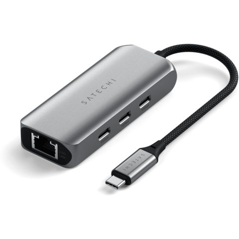 Док-станция Satechi 4-In-1 USB-C Hub With 2.5 Gigabit Ethernet