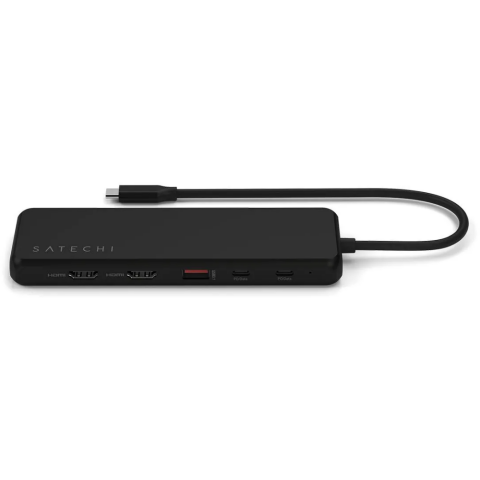 Док-станция Satechi 13-in-1 USB-C Triple Display Multiport Adapter Black_4