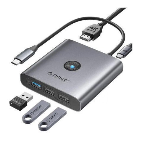 Док-станция Orico FAX3-5P Grey_0