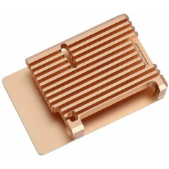 Корпус для одноплатного компьютера ACD Gold Metal Aluminum Case for Raspberry Pi 4B (RA506)_1