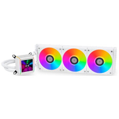 Система жидкостного охлаждения Lian Li Galahad II LCD 360 White_2
