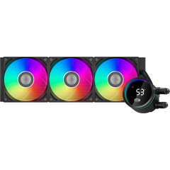 Система жидкостного охлаждения PCcooler DA360 Pro ARGB Digital Black_4