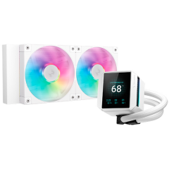 Система жидкостного охлаждения DeepCool MYSTIQUE 240 ARGB White_2