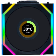Вентилятор для корпуса Lian Li UNI Fan SL Wireless LCD 120 Black_3