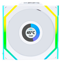 Вентилятор для корпуса Lian Li UNI Fan SL Wireless LCD 120 White_5