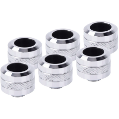 Фитинг Alphacool Eiszapfen PRO 16mm HardTube Fitting G1/4 - Chrome (17472)_1
