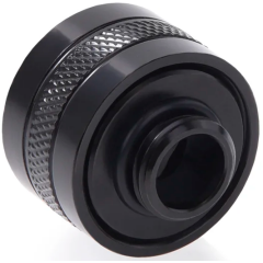 Фитинг Alphacool Eiszapfen PRO 16mm HardTube Fitting G1/4 - Deep Black (17473)_0