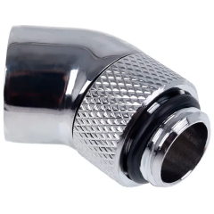 Угловой адаптер Alphacool Eiszapfen 45° rotatable - Chrome (17247)_0