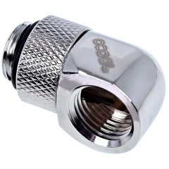 Угловой адаптер Alphacool Eiszapfen L-connector rotatable - Chrome (17249)_1