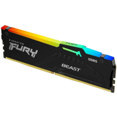 Оперативная память 16Gb DDR5 6000MHz Kingston Fury Beast Black RGB (KF560C30BBA-16)_0