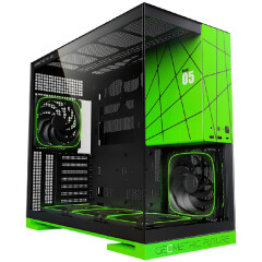 Корпус Geometric Future Model 5 ARGB Black/Green_0