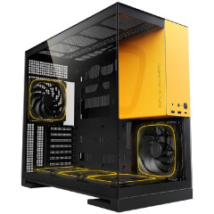 Корпус Geometric Future Model 5 ARGB Black/Yellow_6
