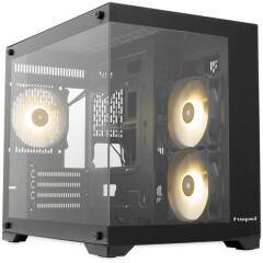 Корпус HSPD F330-TGBK-ARGB Black_0