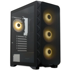 Корпус HSPD M521-TGBK-ARGB Black_0