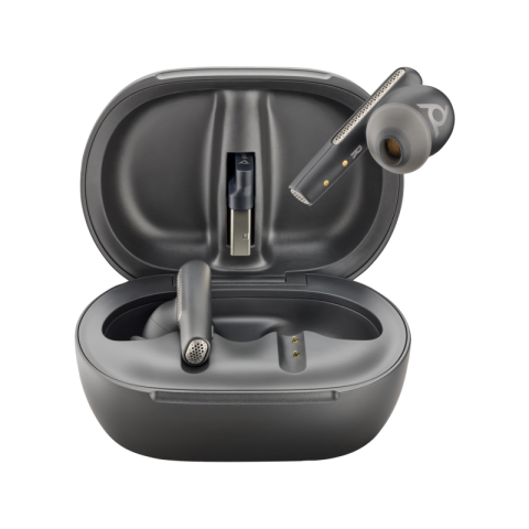 Гарнитура Plantronics (Poly) Voyager Free 60+ UC Black Touchscreen Charge Case for BT700 USB-A Adapter
