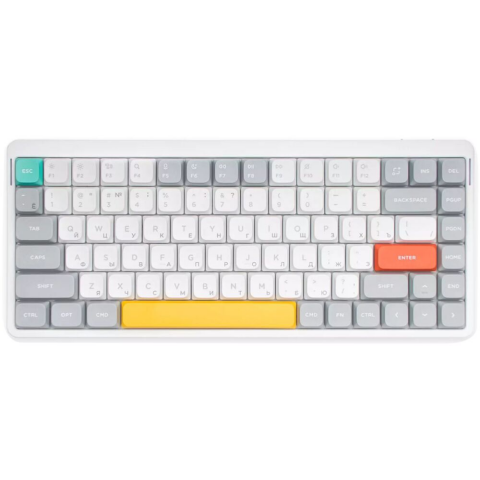 Клавиатура NuPhy AIR75v2 Wireless (Moss Switch) RGB White