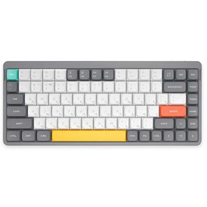 Клавиатура NuPhy AIR75v2 Wireless (Wisteria Switch) RGB Lunar Gray