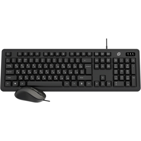 Клавиатура + мышь Oklick S605 Black_3