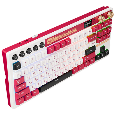 Клавиатура Royal Kludge M87 Famicom (Beige Switch)_2