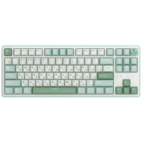 Клавиатура Royal Kludge R87 Pro Sky Cyan (Brown Switch)_0