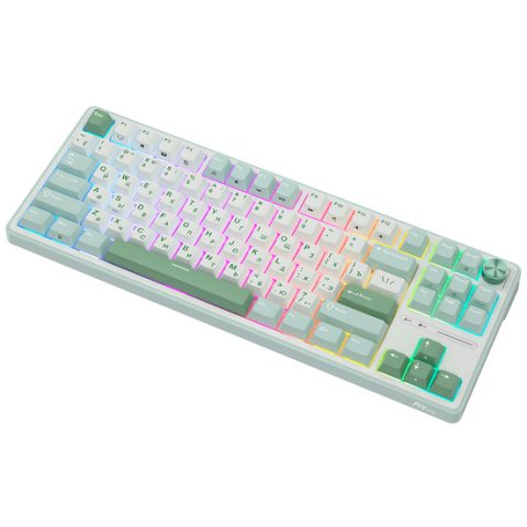 Клавиатура Royal Kludge R87 Pro Sky Cyan (Brown Switch)_4