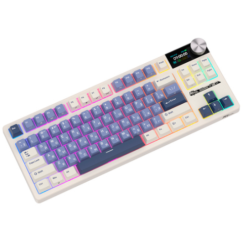 Клавиатура Royal Kludge S85 Horizon Blue (Beige Switch)_3