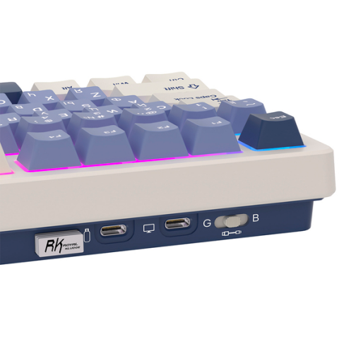 Клавиатура Royal Kludge S85 Horizon Blue (Cloud Switch)_8