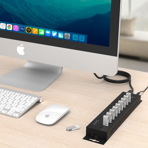 USB-концентратор Orico IH10P-BK Black_2