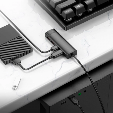 USB-концентратор HOCO HB41 1.2 Black_2