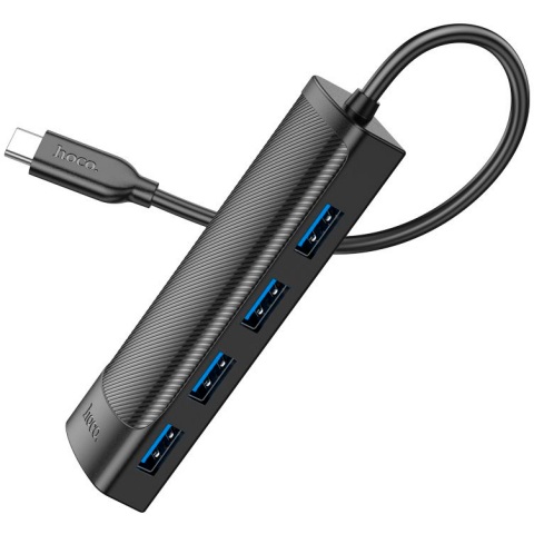 USB-концентратор HOCO HB41 USB-C Black_0