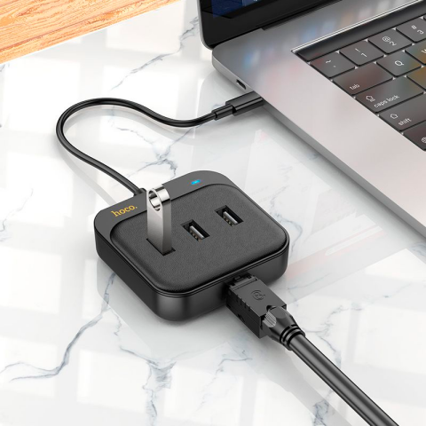 USB-концентратор HOCO HB35 Black_3
