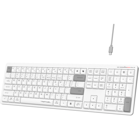 Клавиатура A4Tech Fstyler FBX55C White_2