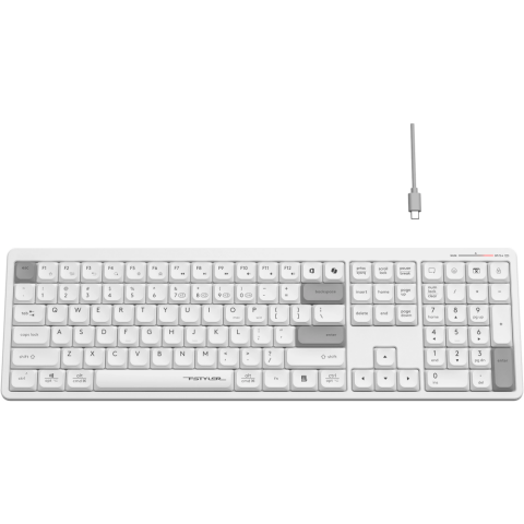 Клавиатура A4Tech Fstyler FBX55C White_5